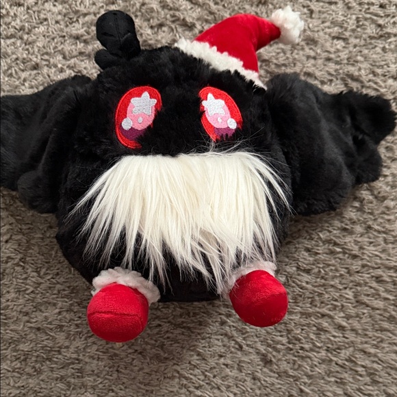 Squishable Festive Bat Plush Toy with Red Santa Hat - Picture 4 of 6